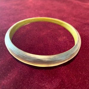 Alexis Bittar tapered soft gold bangle bracelet